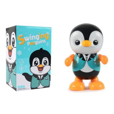 China Educational Toys Wholesale Musical LED Dancing and Walking Oscillating Penguins for Kids Educational Toy for sale