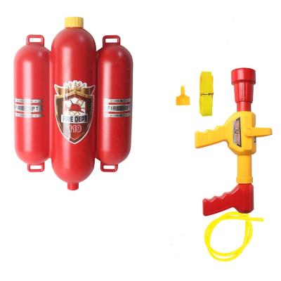 China Other Factory Wholesale Outdoor Fire Water Toy Gun Backpack High Pressure Summer Water Gun Game Toys For Children for sale