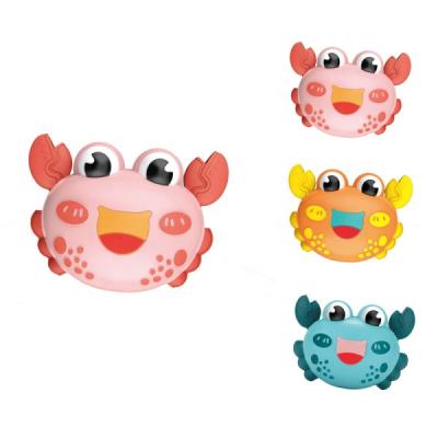 China Kids Play 3PCS Squeeze Toy 3 and Slide Fun Crab Mixed Colors for Baby and Kids Outdoor Play Toy and Gift for sale