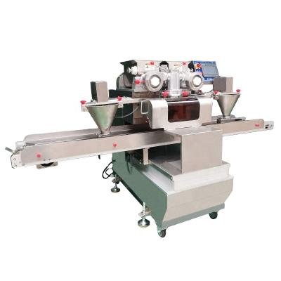 China Power Vendor Supply Food Equipment Automatic Encrusting Machine Mochi Daifuku Making Machine With Tray Aligning for sale