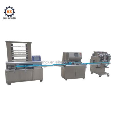 China Energy Saving Adjustable Automatic Jujube Cake Production Line Multifunctional Food Equipment Maamoul Machine for sale