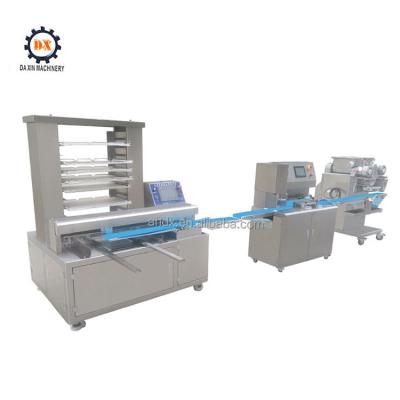 China Hot Sale Energy Saving Small Commercial High Speed ​​Food Equipment Automatic Moon Cake Production Line for sale