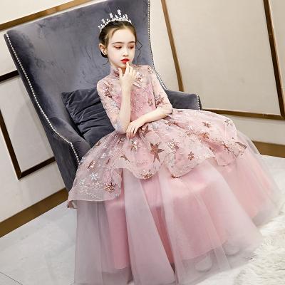 China 2022 New Arrivals Ball Girl Dress Children's Long Sleeve Evening Dress Princess for sale