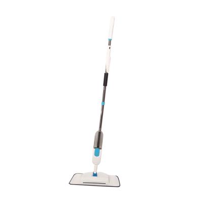 China Sustainable Market Microfiber Spray Mop Easy Clean Flat Water Best Elaborate Brooms For Floors Luxury White High Quality Head for sale