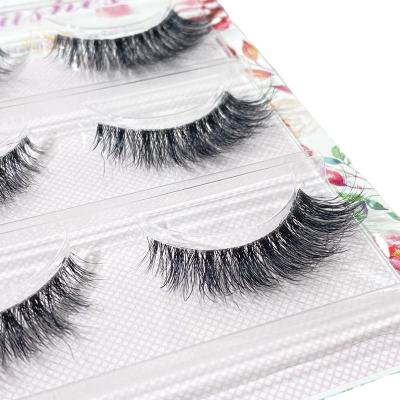 China 3D Volume Mink Eyelashes Fake Eyelashes Hot Selling Mink Light Mink Eyelashes for sale