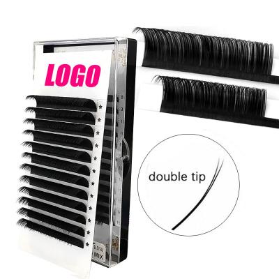 China PBT Fiber Natural Luxury Korean Long Eyelashes Foil Back Russian Lashes Lash Flat Vendors For Eyelash Extensions for sale