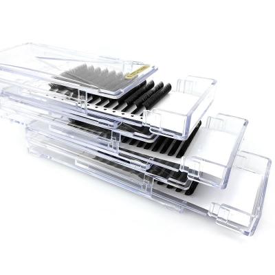 China OEM Handcrafted Silk Lash Extensions Full Volume Lash Extensions Eyelash Extensions Fluffy Deep Matte Volume Trays for sale