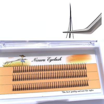 China Barbie Eyes A Natural Long Shape Lashes Mink A Group Lashes 17mm Different Group Of Eyelash Extensions Different for sale