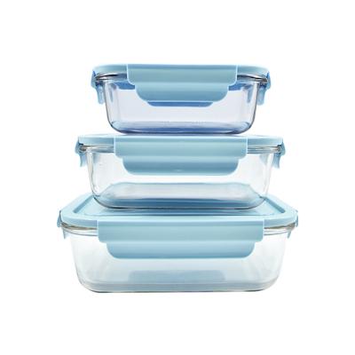 China Freshness Preservation Amazon Hot Selling High Quality Multiple Use Healthy Glass Eco Friendly Food Container for sale