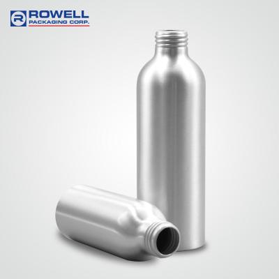 China Hot SALE 40ml 50ml 100ml 120ml 150ml 250ml Cosmetic Silver Aluminum Bottle With Sprayer For Cosmetic Packaging for sale