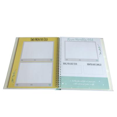 China Recyclable Memory Book Customized Design Printing Pocket Baby Memory Book Spiral Printing for sale