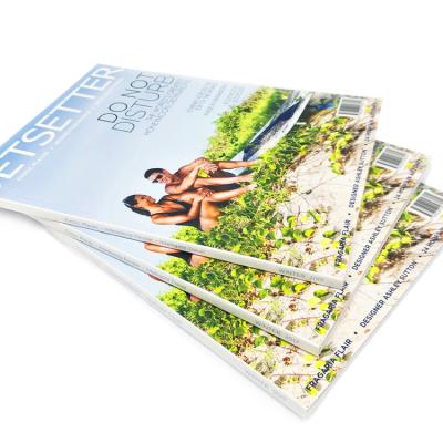 China Custom Bulk Printing Travel Softcover Magazines Good Quality Low Price Book Diary Book For Honeymoon Couples for sale