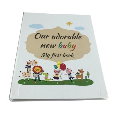 China paper & Custom High Quality Luxury Cardboard New Baby's First Year Memory Printing A4 A5 Record Album Book for sale