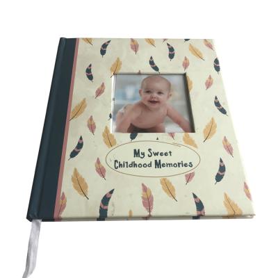 China paper & Baby Kids Photo Cardboard Maker Professional Custom Paper Eco-friendly First Years Memory Book Printing for sale