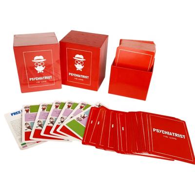 China China Supplier Paper Game Paper Card Printing Game Cards Custom Logo With Box for sale