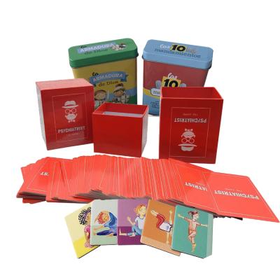 China Luxry Customized Game Card Maker Paper Box Packing Game Card Printing for sale