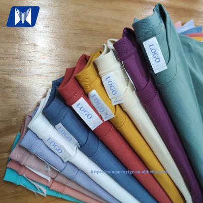 China High Quality Heavy Plain Oversized T Shirt Anti Shrink Printing Embroidery Custom Blanket 100% Cotton Men T Shirt for sale