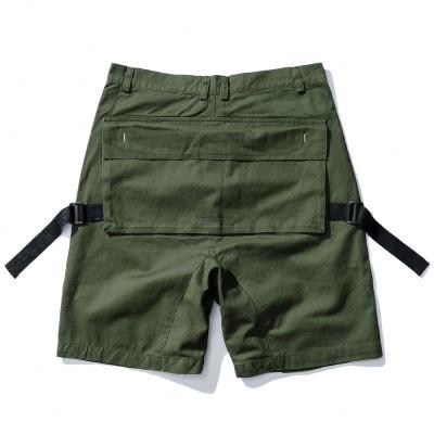 China Harlan Polyester Cargo Shorts Original Summer Street Anti-Wrinkle Pants Summer 100% Casual Loose Shorts for sale