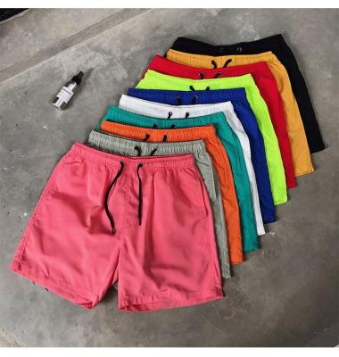 China Viable Wholesale Running Beach Shorts Polyester Mens Running Shorts Mesh Line Abbreviations Mens With Letter Printing For Promotion for sale