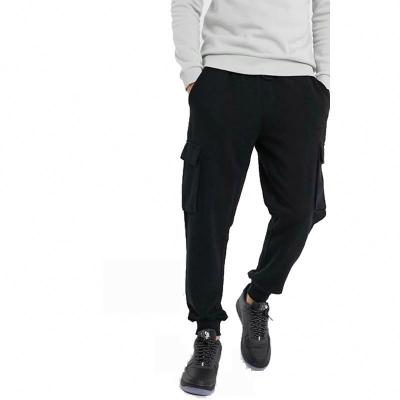 China MMYG Anti-wrinkle solid color side pockets design sweatpants men's cargo anti-pilling trackers for sale