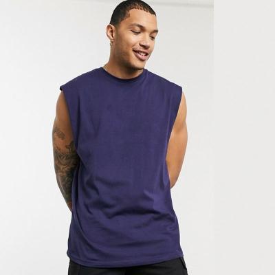 China Wholesale 100% Cotton Anti-Shrink OEM Plain White Men's Tanktops Streetwear Custom Crop Tops for sale