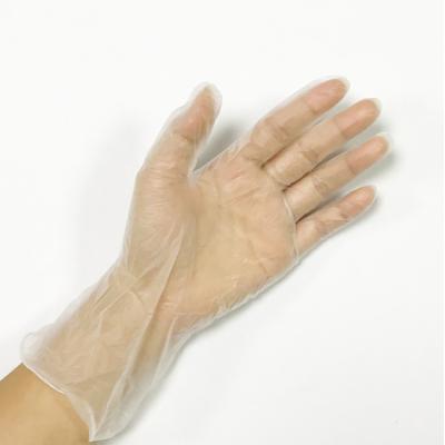 China Food Grade Smooth Transparent Vinyl Disposable Glovees for sale