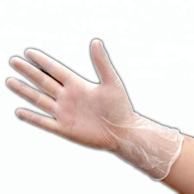 China Salon Care Smooth Disposable Clear PVC Vinyl Glovees For Hair Salon Beauty Food Wrap for sale