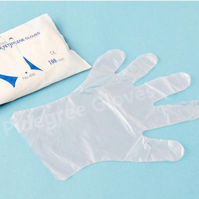 China Polythene I-glove smooth PE exam glovee disposable examination glovee HDPE, LDPE, tape for sale