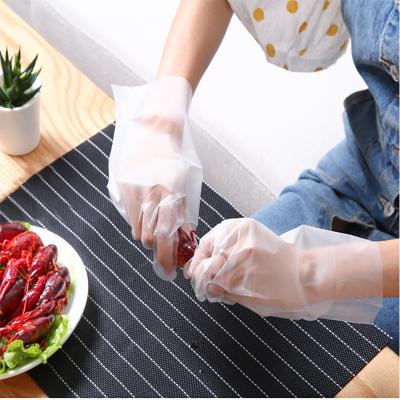 China 100 pcs gloves x 100 bags x 1 transparent cardboard strip disposable gloves for food handling for sale