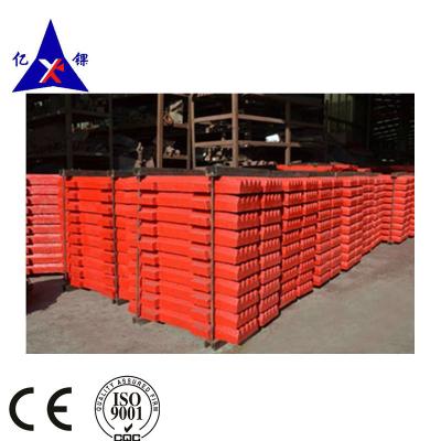 China Long Using Time Crusher Moving Parts Fixed Jaw Plate, Jaw Head, Block, Toggle Block, Bolts for sale