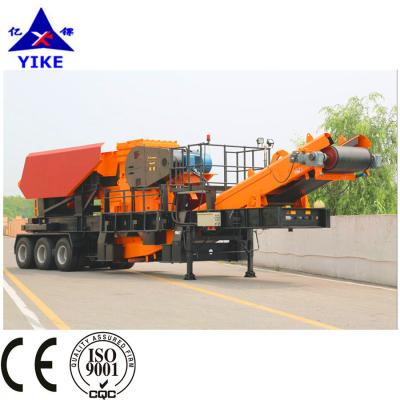 China CW710J stone crushing wheeled mobile crusher cw wheeled range mobile shanbao for sale