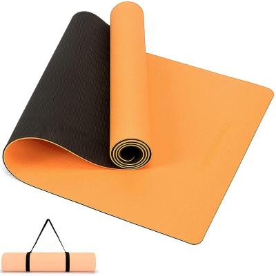 China Wholesale Eco-Friendly Thick Yoga Mats Strap Custom Printed Mat De Yoga PU Private Label Yoga Mat for sale