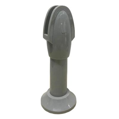 China Wholesale Waterproof Accessories Gray Nylon Anti Corrosion Toilet Compartment Partition Hardware Support Leg for sale