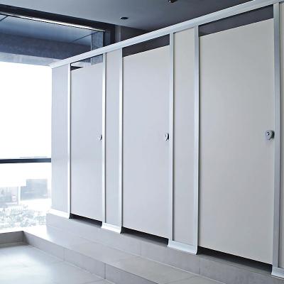 China Popular Laminate Anti Corrosion Hpl Compartment Shopping Malls Laminate Toilet Bathroom Partitions System for sale