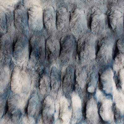 China Hot Sale Garment New Design Faux Jacquard Raccoon Synthetic Artificial Fur Fabric for sale