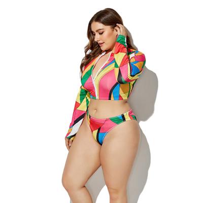 China Breathable Ladies Fashion Printed Swim Wear Women Girls Sexy Beach Wear Women Plus Size Swimwear for sale