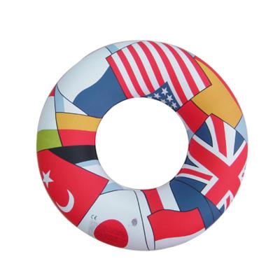 China Customized Durable Cheap Inflatable PVC Donut Pool Float Swim Ring for sale