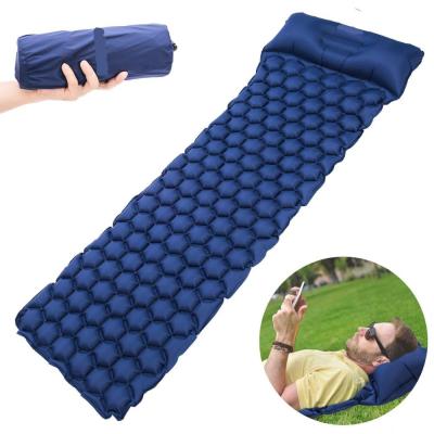 China Amazon Hot Selling Portable Adults Kids Hiking Outdoor Military Mountaineering Leisure Bed Camping Bed Air Bed Mat for sale