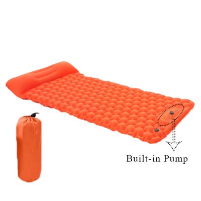 China Portable Insulated Hand Press Pump Sleep Pad, Thermarest Inflatable Sleep Pad Travel with Built-in Foot Pump for sale