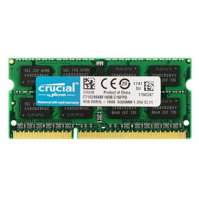 China Cruclal 2gb/4GB/8GB 1600MHZ Laptop Notebook Modul SODIMM RAM Low Voltage 1.35V CEC DDR3L RAM NO for sale