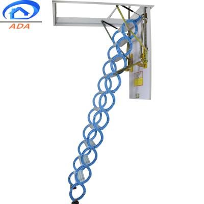 China Custom Titanium-Magnesium Folding Ladders Alloy Attic Ladder for sale