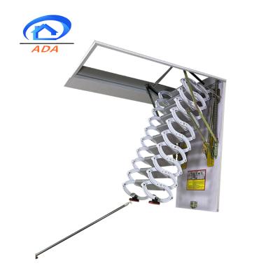 China Loft / Plot Loft Folding Stairs For Sale Fold Extension Titanium Magnesium Alloy Ladder for sale