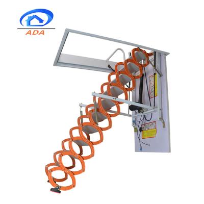 China Folding Ladders Motorized Electric Ladders Attic Ladder For Villa for sale