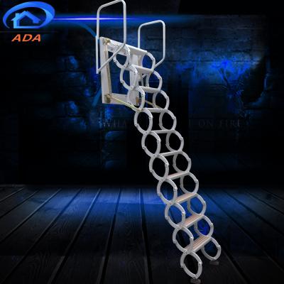 China Best Folding Ladders Titanium-Magnesium Alloy Folding Step Ladder Wall Mounted for sale