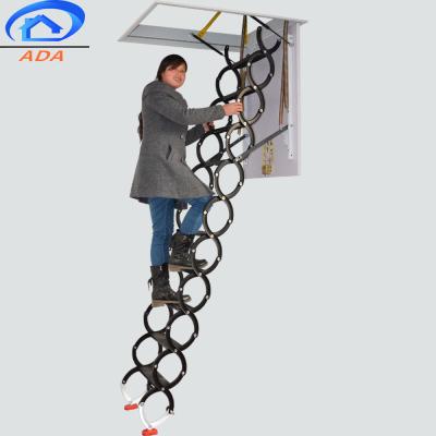 China Brand New Folding Ladders Carbon Steel Extension Ladder For Attic for sale