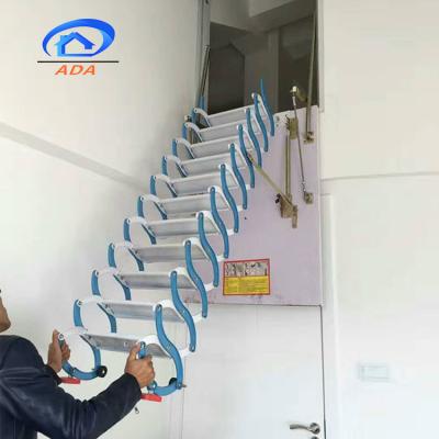 China Hot Selling Aluminum Folding Ladders Product Product Europe And America Design Attic Retractable Ladder for sale