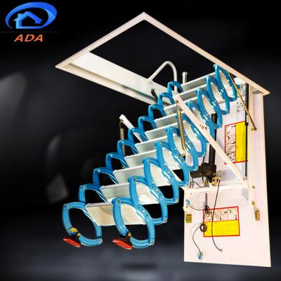 China Factory Chinese Electric Remote Control Folding Ladder Attic Ladder Folding Ladders Telescopic Stairs Automatically for sale