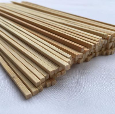 China Disposable Square Shaped Easily Cleaned Bamboo Skewer for sale