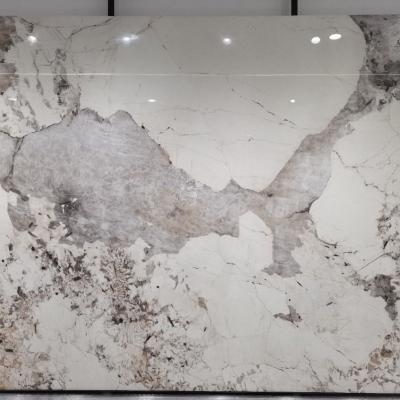 China AFFINARE 1200x2400 Pandora Porcelain Slab CLASSIC White Thin Chinese Style Agglomerated Stone Large For Wall Background And Table Tops for sale