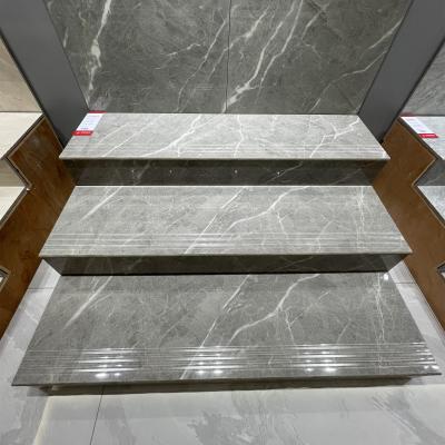 China KOREAN Modern Luxury Housing Building Material Manufacturer AFFINARE Foshan Porcelain Step Tiles Stair Tiles for sale